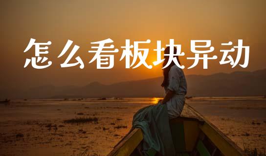 怎么看板块异动_https://www.apanben.com_国际财经_第1张