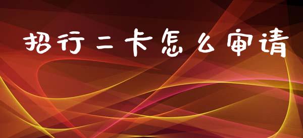 招行二卡怎么审请_https://www.apanben.com_财经资讯_第1张