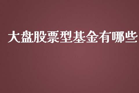 大盘股票型基金有哪些_https://www.apanben.com_在线喊单_第1张