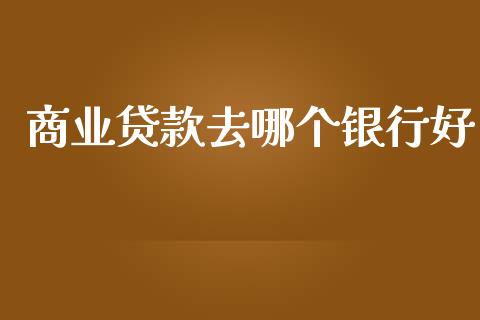 商业贷款去哪个银行好_https://www.apanben.com_在线喊单_第1张