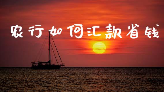 农行如何汇款省钱_https://www.apanben.com_国际期货_第1张