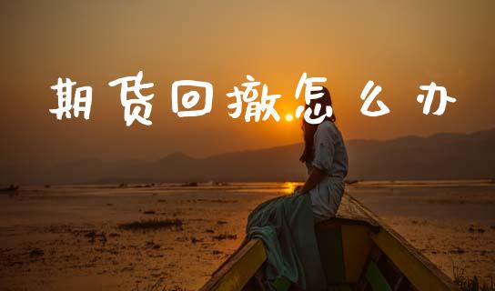 期货回撤怎么办_https://www.apanben.com_财经资讯_第1张