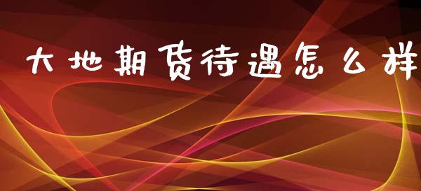 大地期货待遇怎么样_https://www.apanben.com_财经资讯_第1张