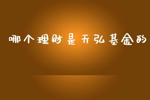 哪个理财是天弘基金的_https://www.apanben.com_国际财经_第1张