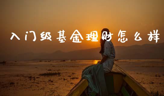 入门级基金理财怎么样_https://www.apanben.com_财经资讯_第1张