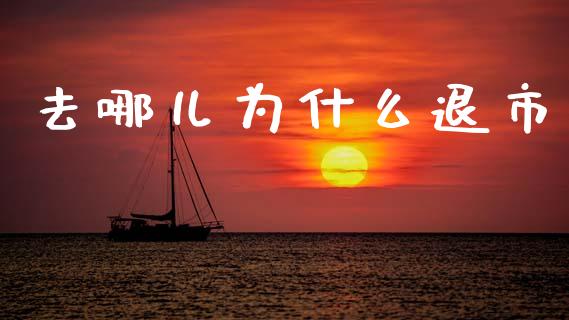 去哪儿为什么退市_https://www.apanben.com_期货学院_第1张