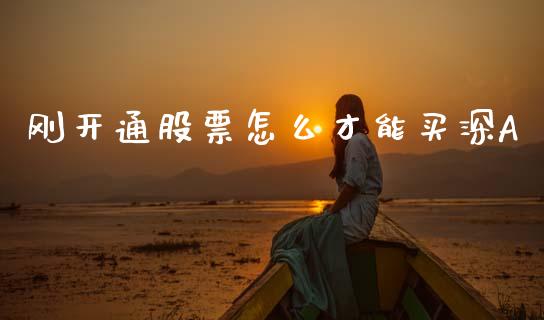 刚开通股票怎么才能买深A_https://www.apanben.com_股市分析_第1张