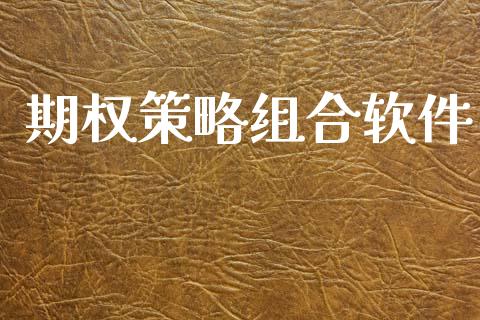 期权策略组合软件_https://www.apanben.com_股市分析_第1张