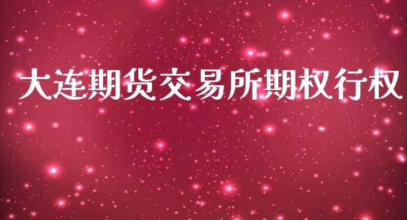 大连期货交易所期权行权_https://www.apanben.com_股市分析_第1张