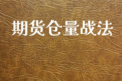 期货仓量战法_https://www.apanben.com_股市指导_第1张
