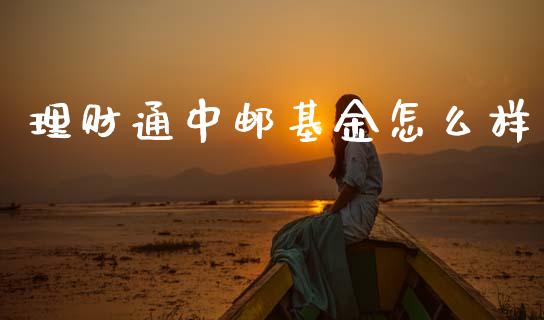 理财通中邮基金怎么样_https://www.apanben.com_财经资讯_第1张