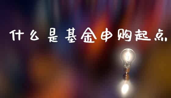 什么是基金申购起点_https://www.apanben.com_股票怎么玩_第1张