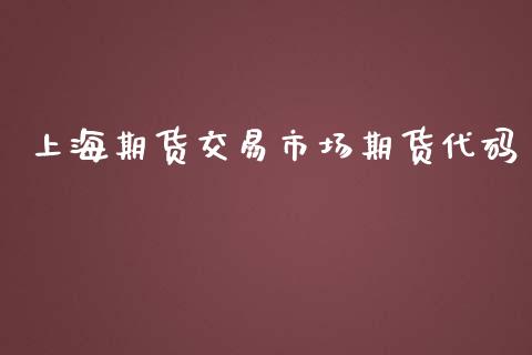 上海期货交易市场期货代码_https://www.apanben.com_国际财经_第1张