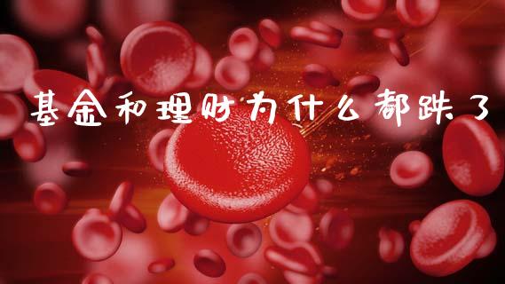 基金和理财为什么都跌了_https://www.apanben.com_国际财经_第1张