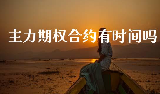 主力期权合约有时间吗_https://www.apanben.com_期货学院_第1张