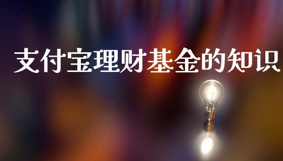 支付宝理财基金的知识_https://www.apanben.com_国际财经_第1张