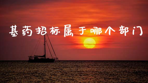 基药招标属于哪个部门_https://www.apanben.com_国际期货_第1张