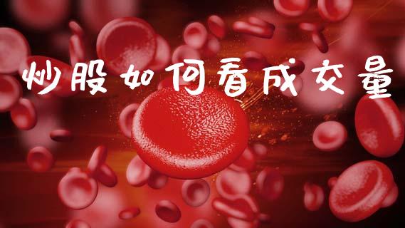 炒股如何看成交量_https://www.apanben.com_在线喊单_第1张