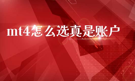 mt4怎么选真是账户_https://www.apanben.com_股市分析_第1张