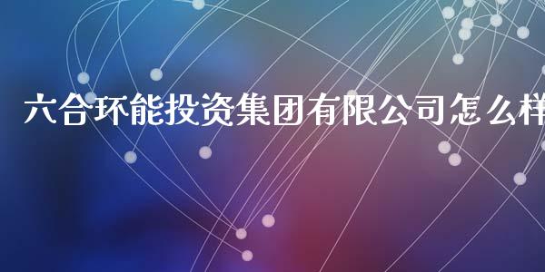 六合环能投资集团有限公司怎么样_https://www.apanben.com_股票怎么玩_第1张