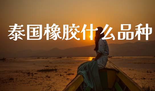 泰国橡胶什么品种_https://www.apanben.com_财经资讯_第1张