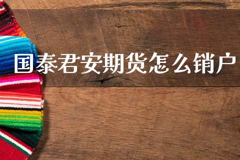 国泰君安期货怎么销户_https://www.apanben.com_期货学院_第1张