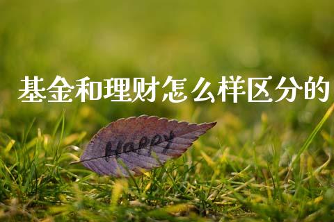 基金和理财怎么样区分的_https://www.apanben.com_国际财经_第1张