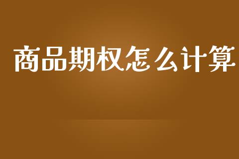 商品期权怎么计算_https://www.apanben.com_财经资讯_第1张