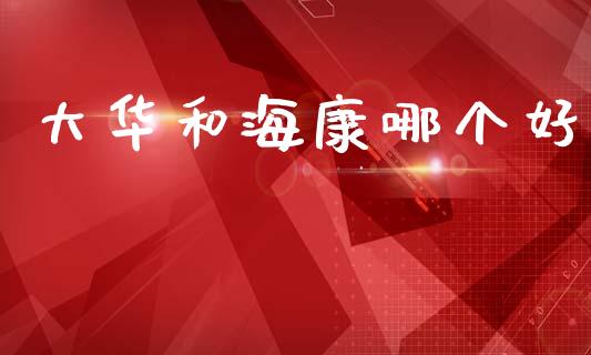 大华和海康哪个好_https://www.apanben.com_股票怎么玩_第1张