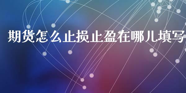 期货怎么止损止盈在哪儿填写_https://www.apanben.com_股票怎么玩_第1张