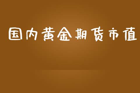 国内黄金期货市值_https://www.apanben.com_期货学院_第1张