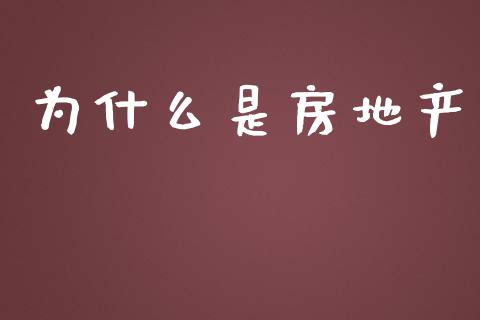 为什么是房地产_https://www.apanben.com_财经资讯_第1张