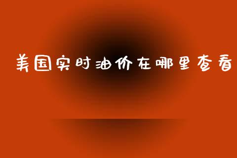 美国实时油价在哪里查看_https://www.apanben.com_期货学院_第1张