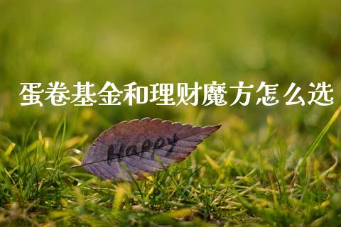 蛋卷基金和理财魔方怎么选_https://www.apanben.com_国际财经_第1张