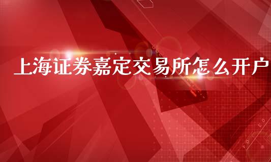 上海证券嘉定交易所怎么开户_https://www.apanben.com_在线喊单_第1张