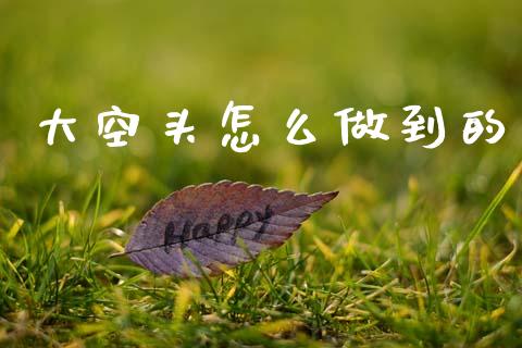 大空头怎么做到的_https://www.apanben.com_国际期货_第1张
