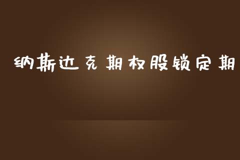 纳斯达克期权股锁定期_https://www.apanben.com_股市指导_第1张