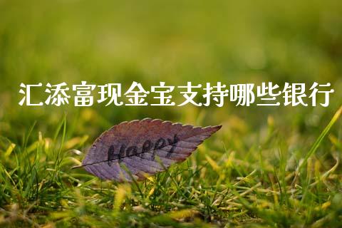 汇添富现金宝支持哪些银行_https://www.apanben.com_财经资讯_第1张