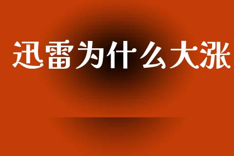 迅雷为什么大涨_https://www.apanben.com_股票怎么玩_第1张