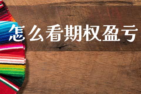 怎么看期权盈亏_https://www.apanben.com_股票怎么玩_第1张