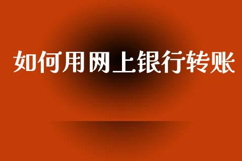 如何用网上银行转账_https://www.apanben.com_期货学院_第1张