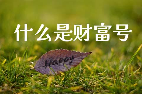 什么是财富号_https://www.apanben.com_国际财经_第1张