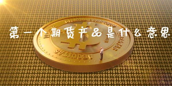 第一个期货产品是什么意思_https://www.apanben.com_期货学院_第1张