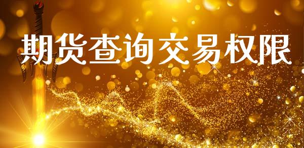 期货查询交易权限_https://www.apanben.com_股市分析_第1张