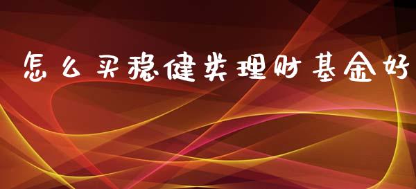 怎么买稳健类理财基金好_https://www.apanben.com_财经资讯_第1张