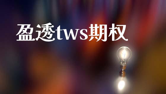 盈透tws期权_https://www.apanben.com_国际财经_第1张