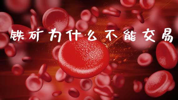 铁矿为什么不能交易_https://www.apanben.com_股市指导_第1张