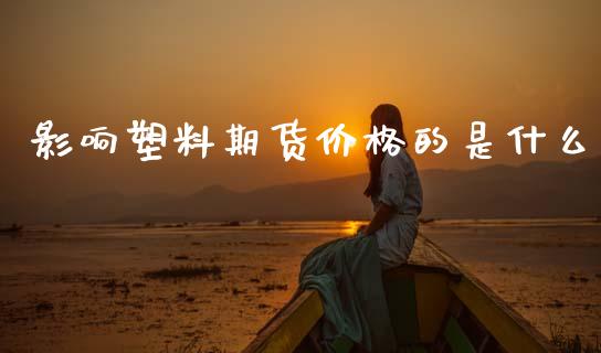 影响塑料期货价格的是什么_https://www.apanben.com_财经资讯_第1张