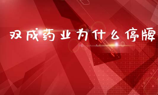 双成药业为什么停牌_https://www.apanben.com_期货学院_第1张
