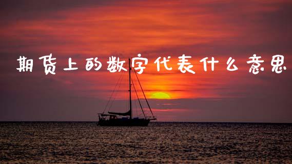 期货上的数字代表什么意思_https://www.apanben.com_股市分析_第1张